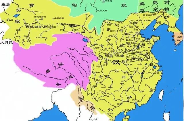 三国时期详细地图是什么样的 历史三国地图是什么样的